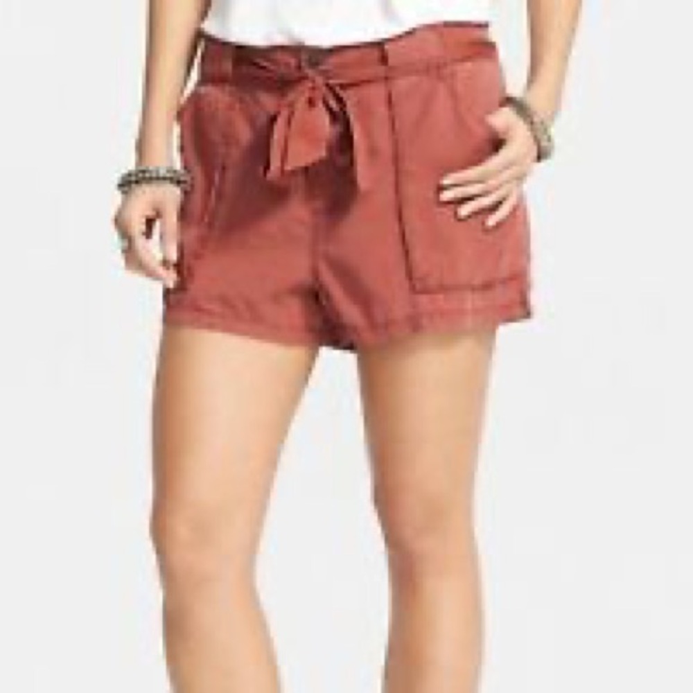 Free People Drippy Tencel Casual Mara Shorts Size 4 Relaxed Festival Summer